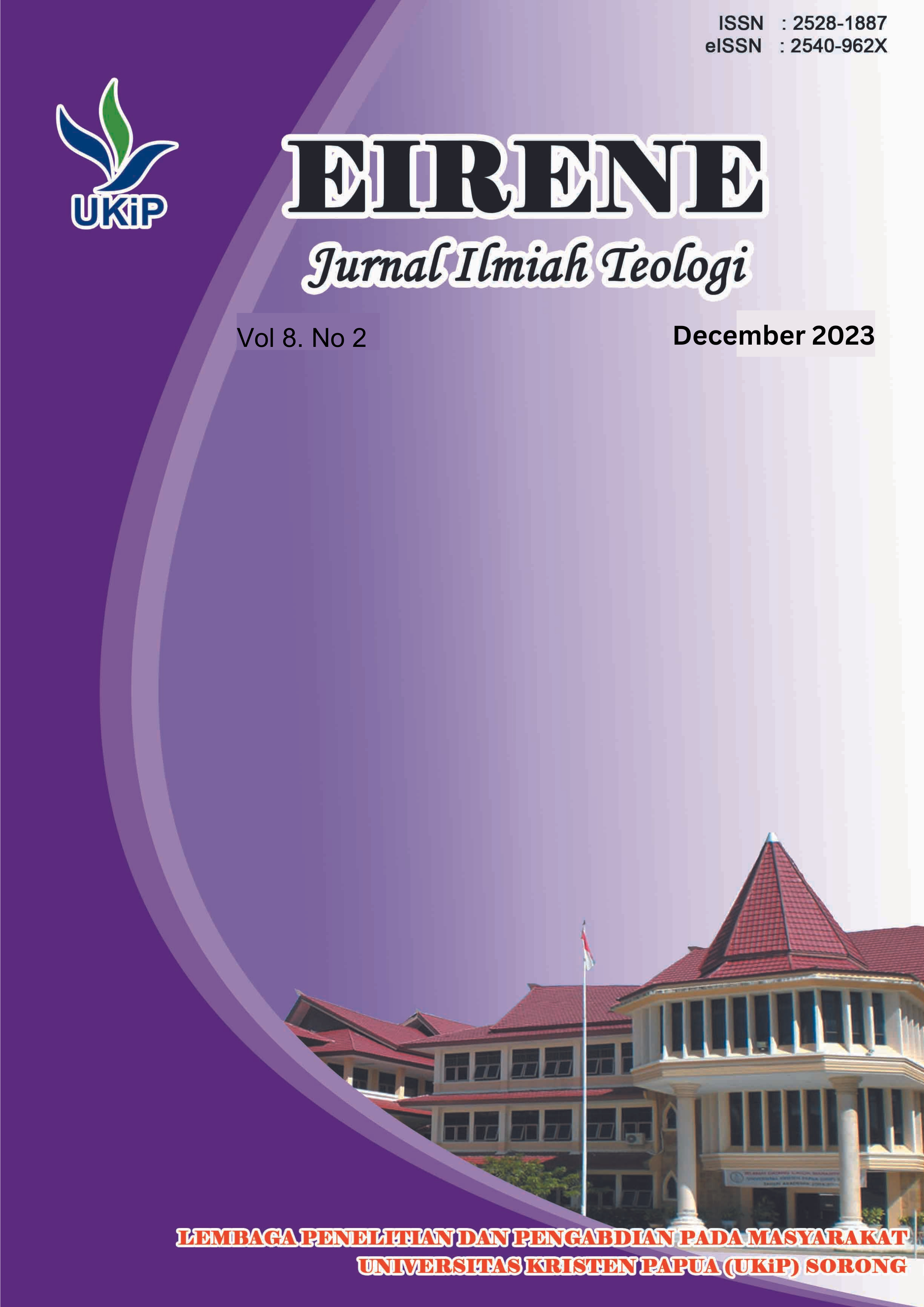 					View Vol. 10 No. 2 (2025): Eirene Jurnal Ilmiah Teologi
				