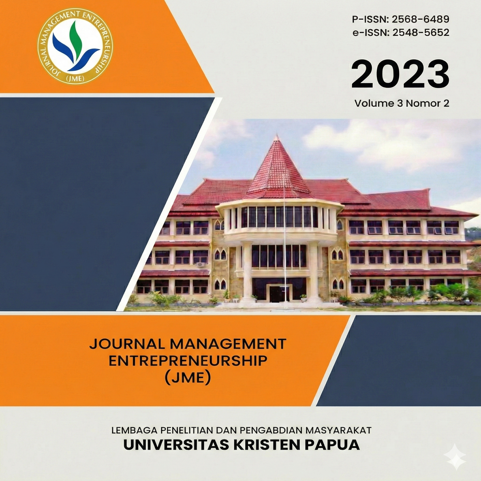 					View Vol. 3 No. 2 (2023): Journal Management Entrepreneurship (JME)
				